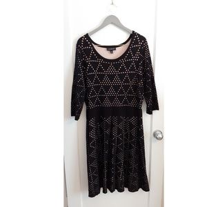 Lane Bryant - Black Sweater Dress 22/24
